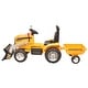 preview thumbnail 6 of 27, Kids Ride-On Tractor Excavator Toy, 12V Battery-Powered with Trailer, Remote Control, & LED Headlight