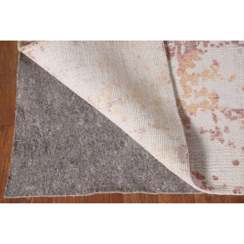 All-Over Abstract Rug Handmade Wool Carpet - 7'9"x 9'10"