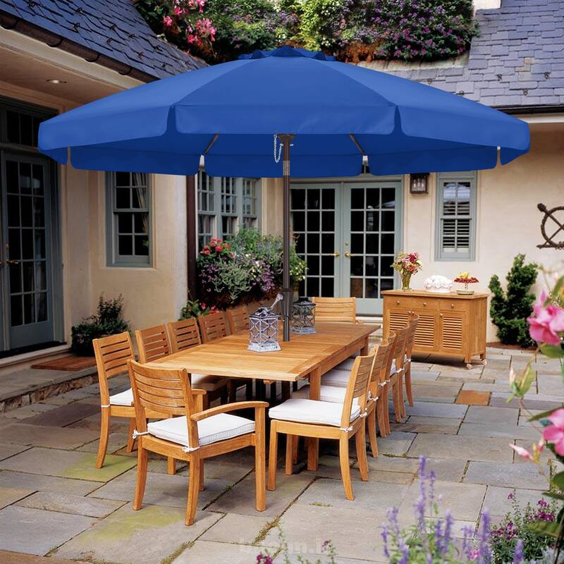 ABCCANOPY 9FT Outdoor Table Market Umbrella Tilt and Crank for Garden