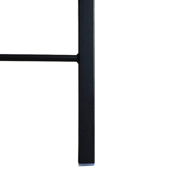 LeisureMod Menno Modern Acrylic Folding Chair - Red - 4 x 30 x 16.5