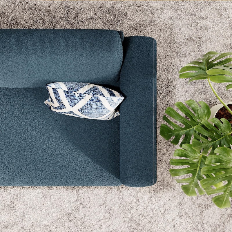 84 inch Sofa Couch, Comfy Loveseat Sofa for Small Spaces, 3 Seater Couch with Deep Seats, Wide Armrests