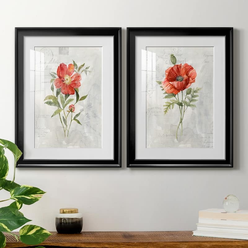 Linen Peony Premium Framed Print - Ready to Hang