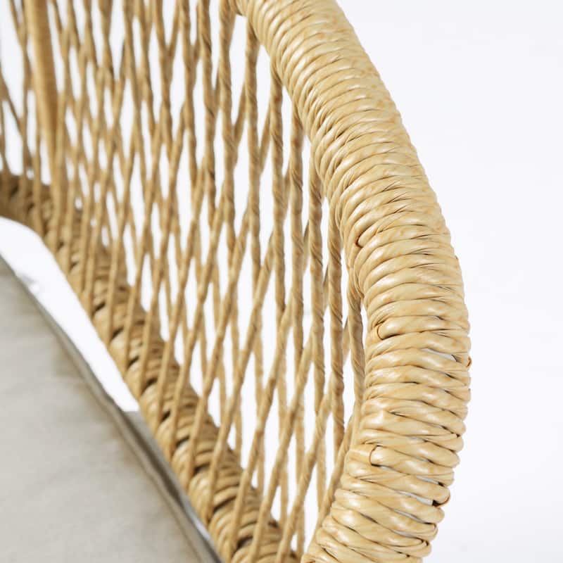 Hares Farmhouse Outdoor Acacia Wood 7-Piece Dining Sets with Cushions by Christopher Knight Home