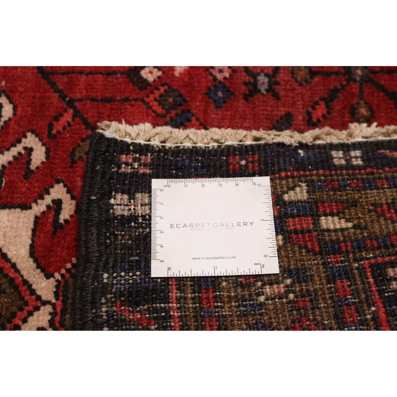 ECARPETGALLERY Hand-knotted Sarabi Red Wool Rug - 3'1 x 10'10