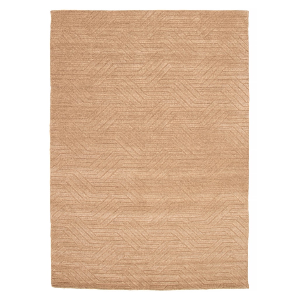 Kashkuli Gabbeh Tan Rug 6'7" x 9'5" - 6'7 x 9'5