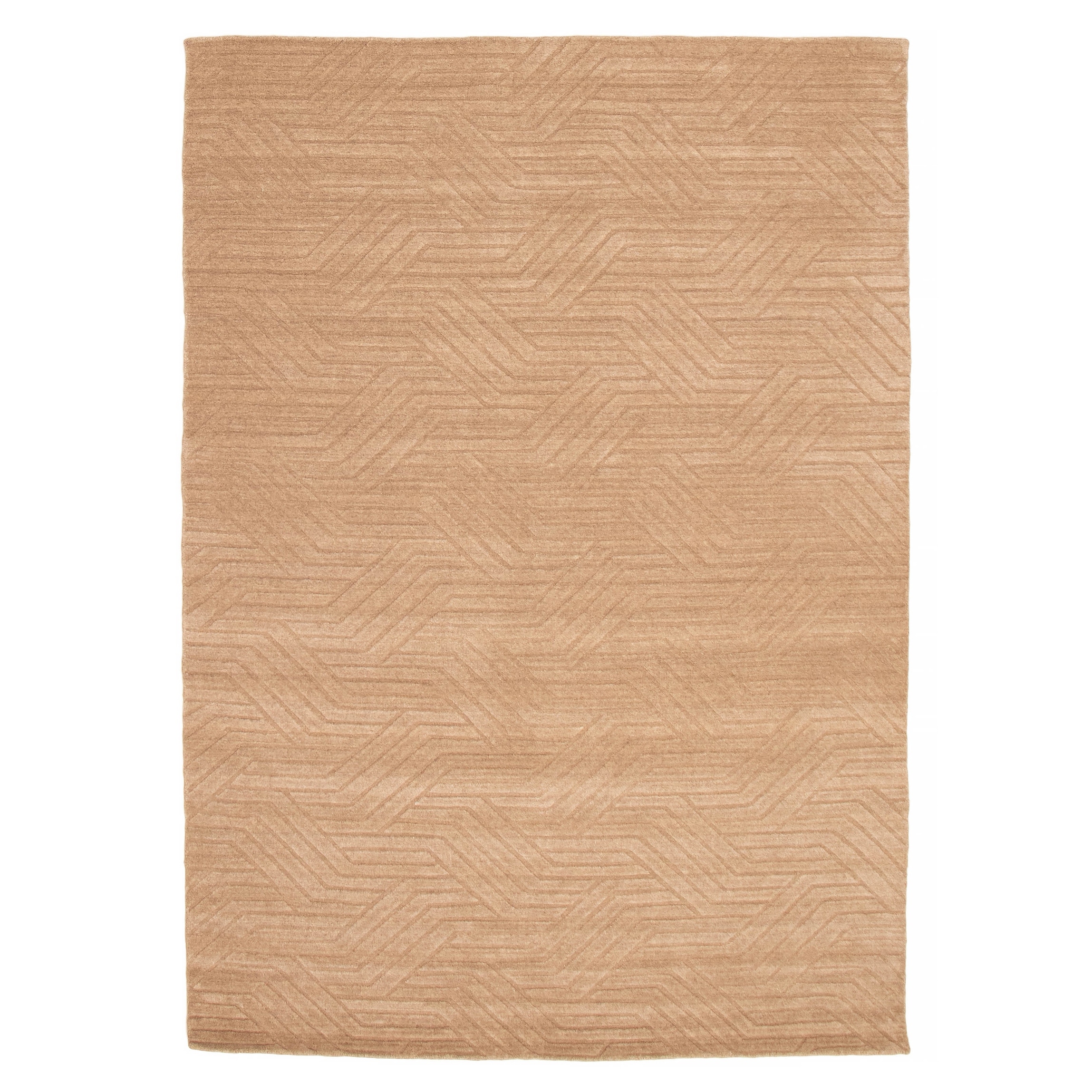 Kashkuli Gabbeh Tan Rug 6'7" x 9'5" - 6'7 x 9'5