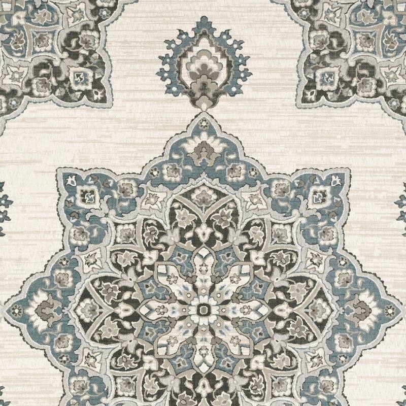 HomeRootsMedallion Traditional Rectangle Area Rug