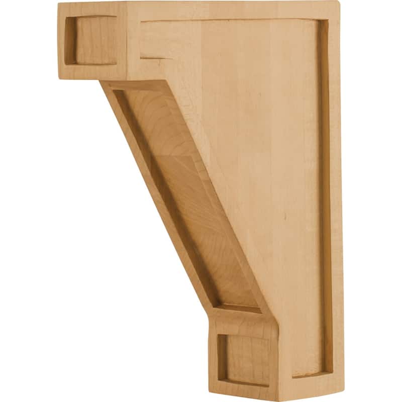 Hardware Resources Corbel with Arts & Crafts Styling, 8"H x 2"W x 6"D