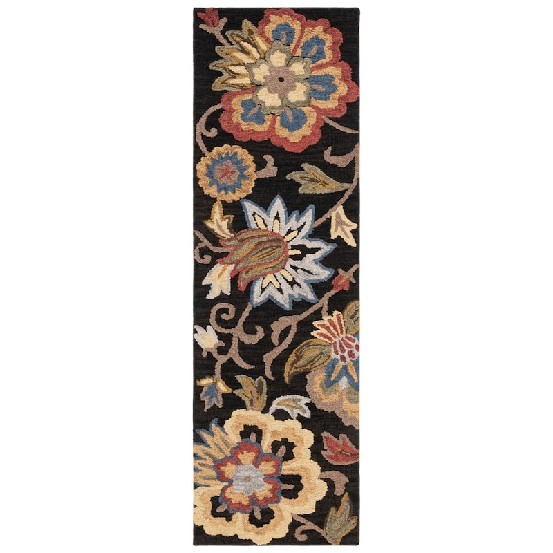 SAFAVIEH Handmade Blossom Teobalda Contemporary Wool Rug