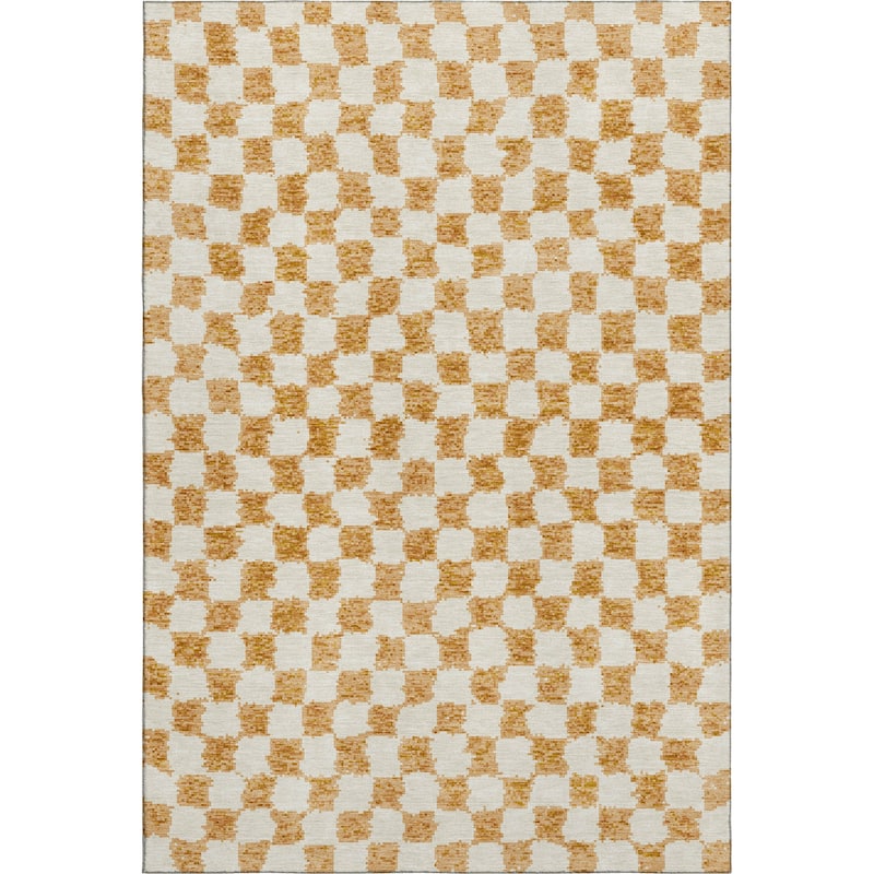 Premium Washable Super Soft Casual Checkered Mayfield Rug