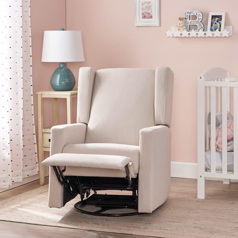 Christopher Knight Home - Hounker Contemporary Upholstered Swivel Recliner