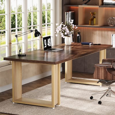 63-inch Executive Computer Desk for Home Office