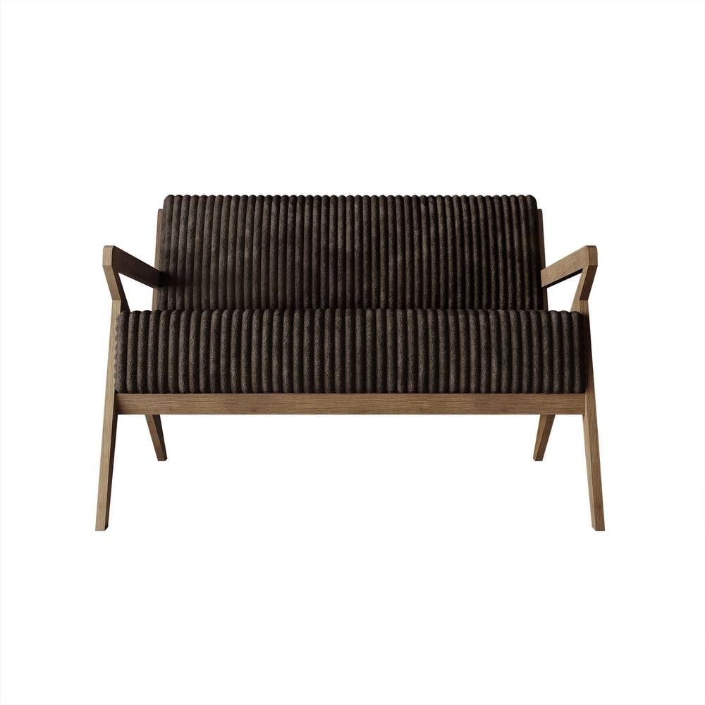 CraftPorch Chic Modern Velvet Upholstered Loveseat