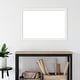 preview thumbnail 31 of 36, Amanti Art Vanity White Narrow Framed Dry Erase Magnetic Board