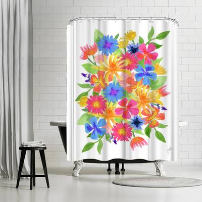 Bright Wildflowers by Gert & Co - botanical Shower Curtain - Americanflat