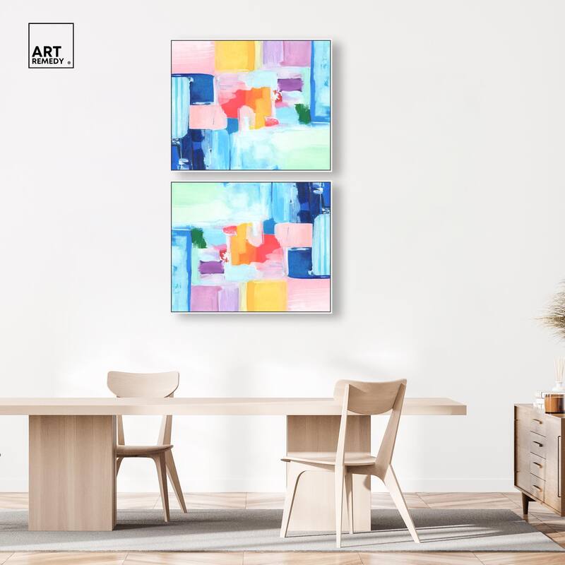 Navy Red Hustle Sneaker Canvas by Art Remedy