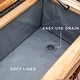 preview thumbnail 6 of 10, Backyard Discovery 100-Qt Acacia Wood Patio Bar Cart Beverage Cooler - 3'1" x 1'7"