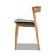 preview thumbnail 6 of 6, Raven 20.5" Mid-Century Modern Sculpted Oak Wood Dining Chair