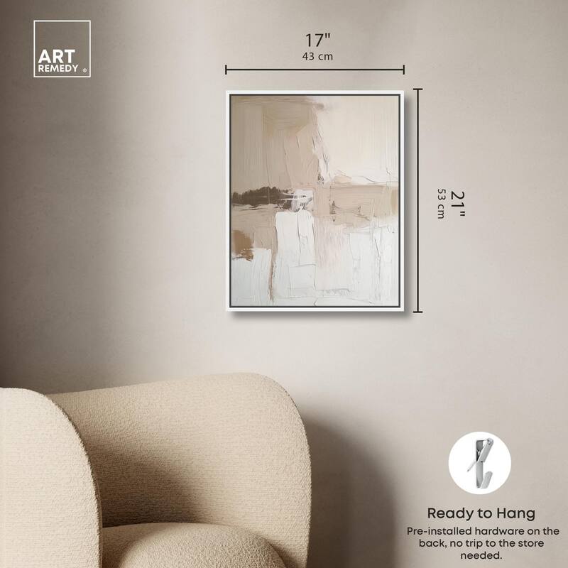 Subtle Earth Tones I Canvas by Art Remedy