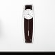 preview thumbnail 1 of 0, Howard Miller Cyrus Chic, Sleek, Contemporary Modern, Transitional Style Wall Clock with Pendulum, Reloj De Pared Brown/White