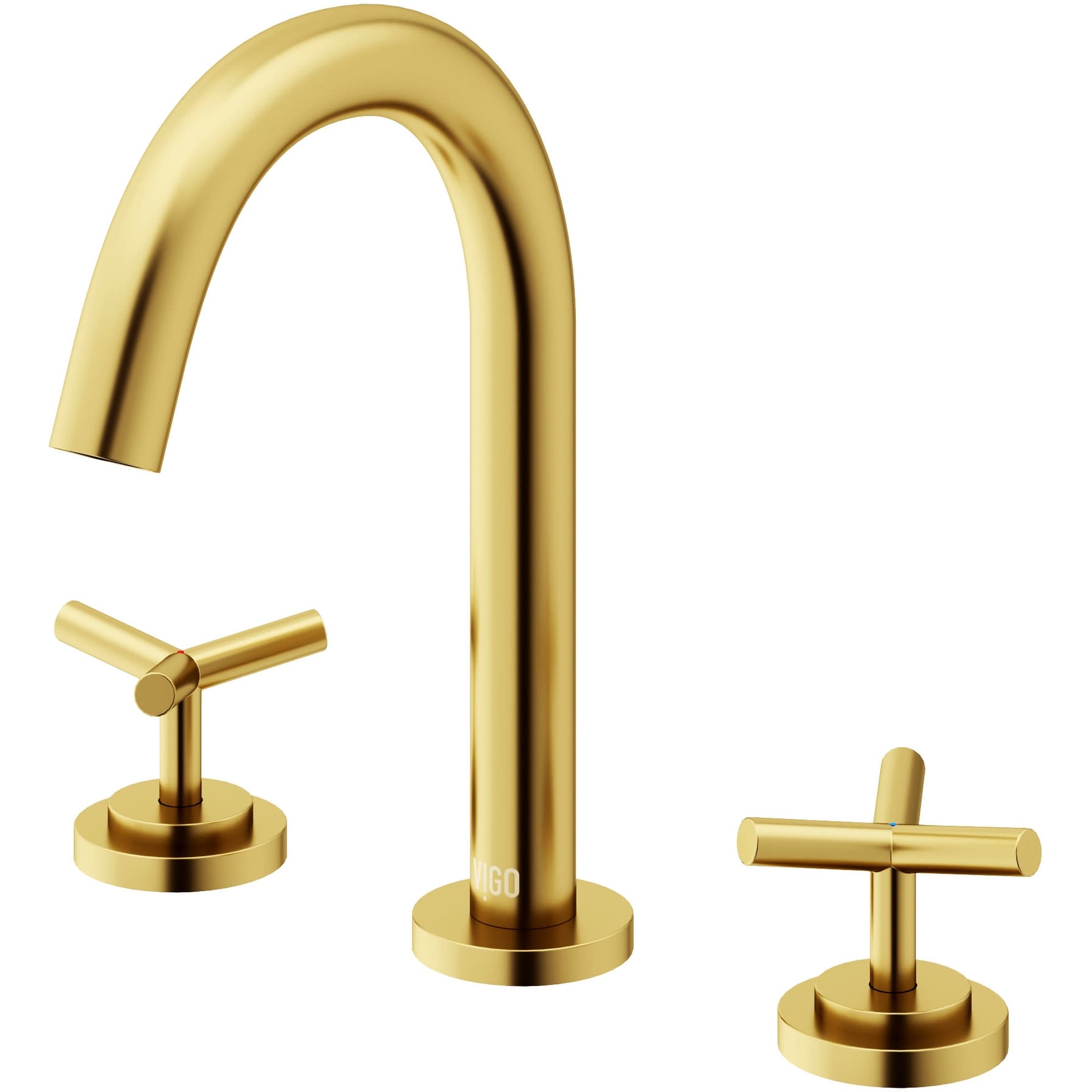 Vigo VG01308 Jewel 1.2 GPM 9" Double Handle Widespread Bathroom Faucet