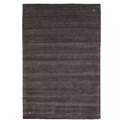 Kashkuli Gabbeh Grey Rug 6'7" x 9'9" - 6'7 x 9'9