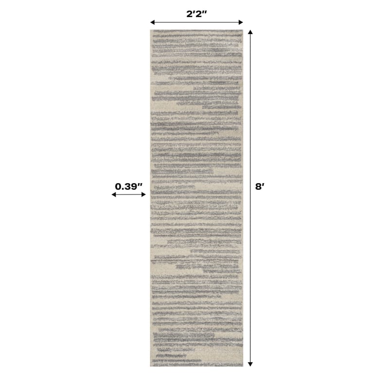 JONATHAN Y Aksil Modern Berber Stripe Area Rug