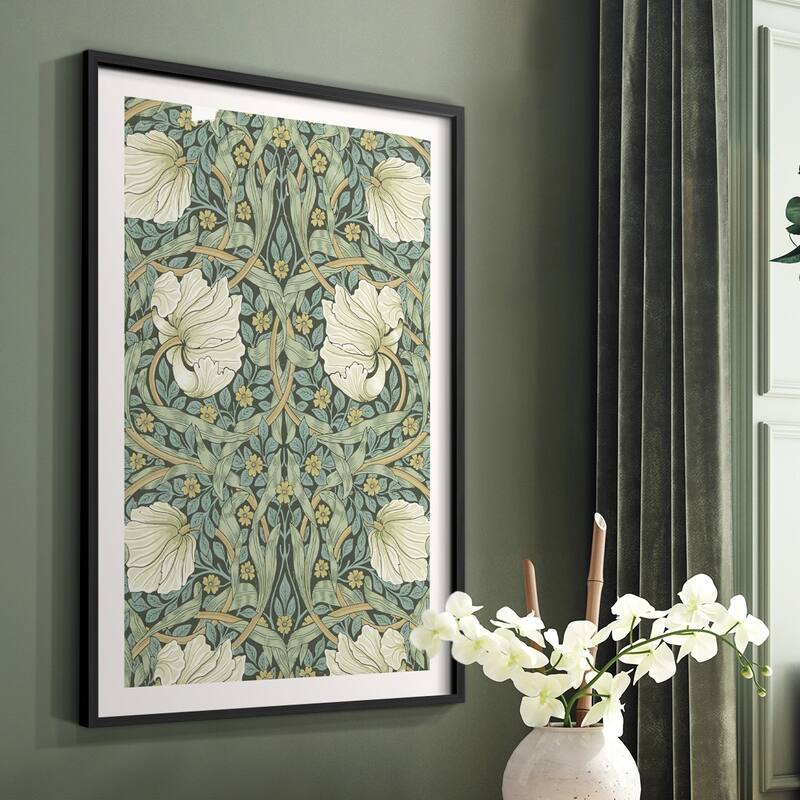 Vintage Abstract Print XXVIII -Framed Print