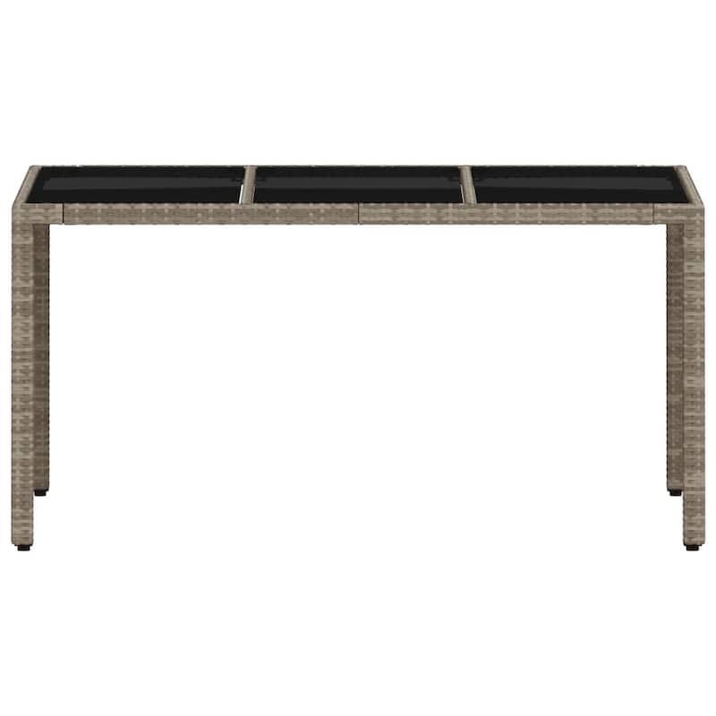 vidaXL Garden Table Light Grey - 35.4 x 59.1 x 29.5