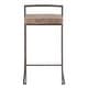 preview thumbnail 43 of 74, Carbon Loft Yadriel Industrial Antique Stackable Counter Stool (Set of 2) cowboy brown