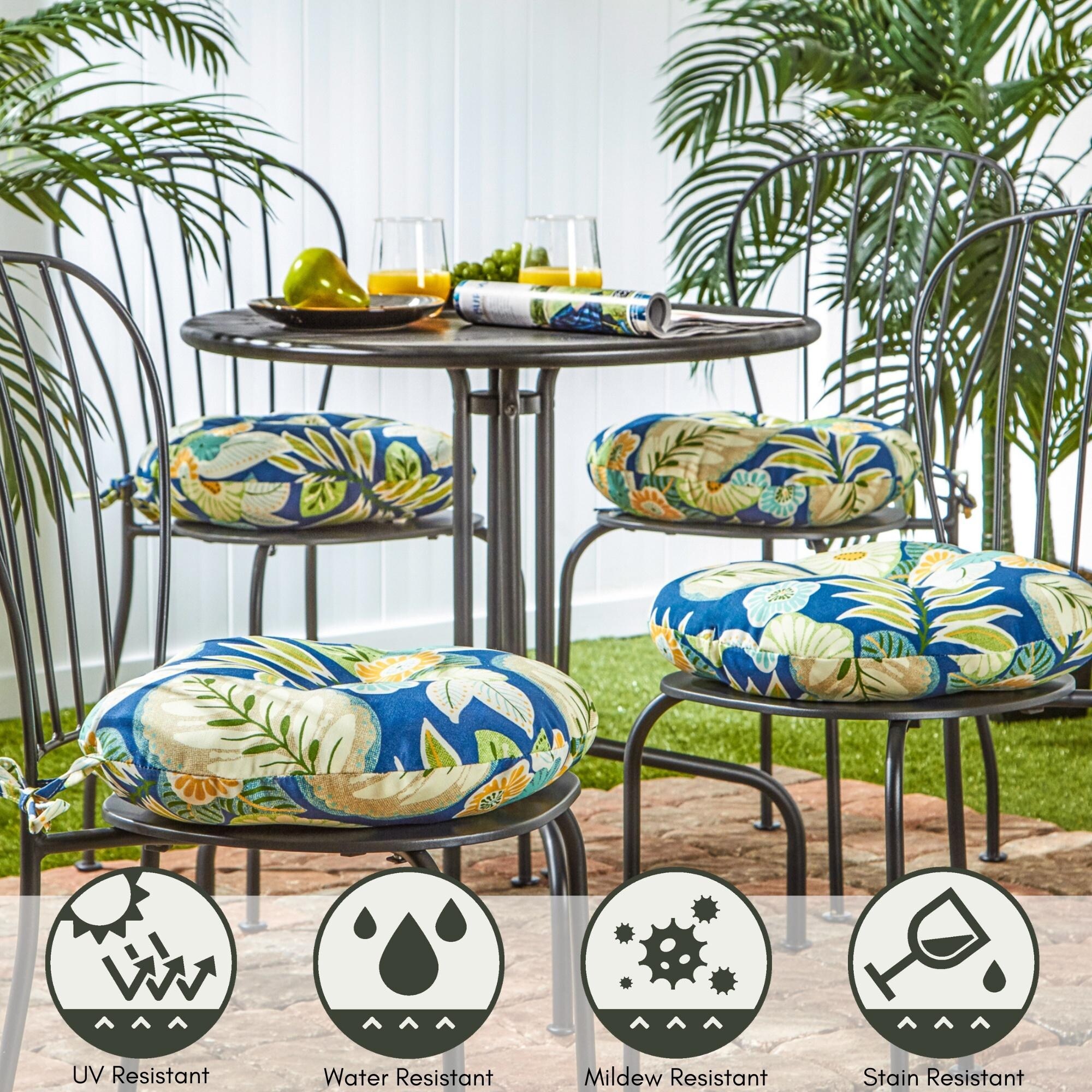 Outdoor Cushions For Chairs Greendale Home Fashions Palm Leaves