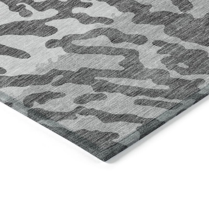 HomeRoots Animal Print Transitional Rectangle Outdoor Rug