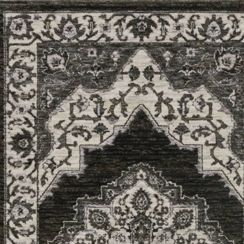 HomeRootsMedallion Traditional Rectangle Area Rug