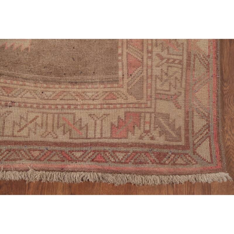 Ardebil Persian Runner Rug Wool Carpet - 4'0"x 10'7"