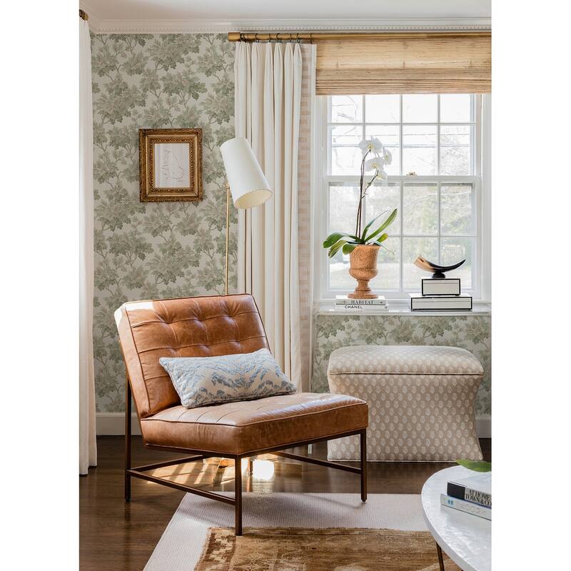 Oakcliff Sage Leaf Trail Wallpaper