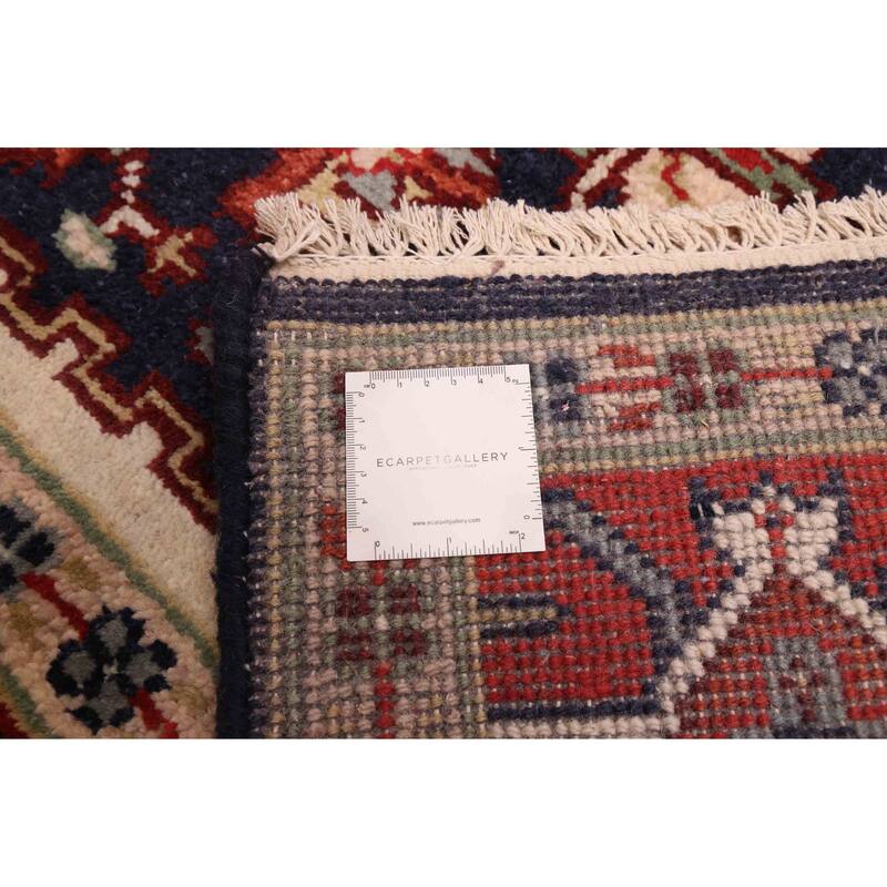 ECARPETGALLERY Hand-knotted Serapi Heritage Dark Navy Wool Rug - 5'11 x 9'9