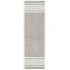 preview thumbnail 11 of 12, SAFAVIEH Handmade Metro Lyudmyla Stripe Wool Rug 2'3" x 8' Runner - Charcoal/Ivory - Runner