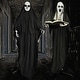 preview thumbnail 18 of 16, Haunted Hill Farm Life-Size Animatronic Witch, Indoor/Outdoor Halloween Decoration, Flashing Green Eyes, Talking, Battery