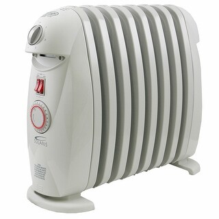 DeLonghi TRN0812T Oil Filled Radiator Space Heater - beige - Bed