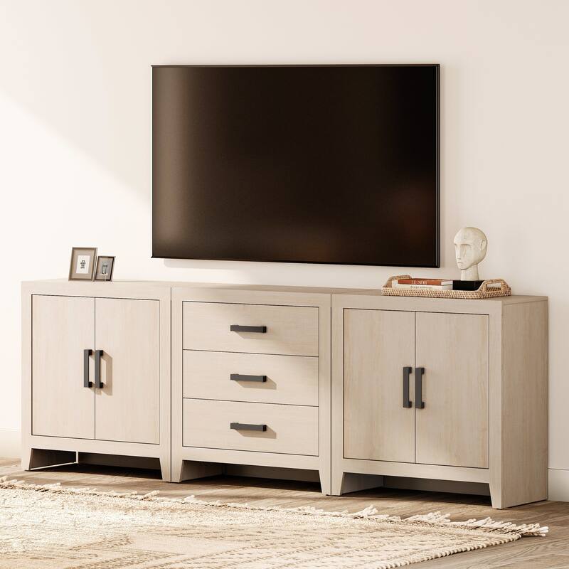 WAMPAT Buffet Cabinet with Drawers & Doors