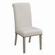 Allan Rustic Upholstered Parsons Dining Chairs (Set of 2) - On Sale ...