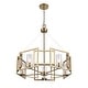 preview thumbnail 2 of 6, Marco 5-Light Chandelier in Brushed Champagne Bronze with Clear Glass - 5 Light Chandelier