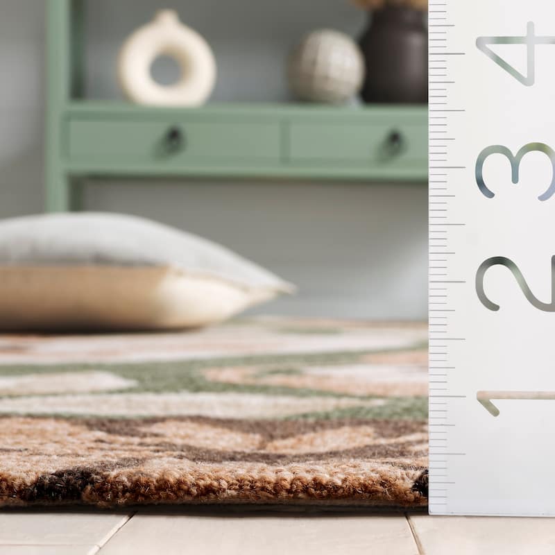 SAFAVIEH Handmade Jardin Florinka Floral Wool Rug