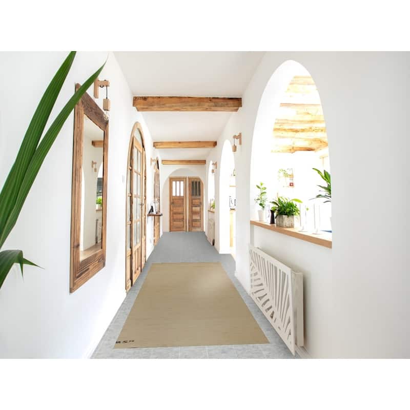 Gabbeh Modern Runner Rug Handmade Wool Carpet - 3'1"x 9'9"