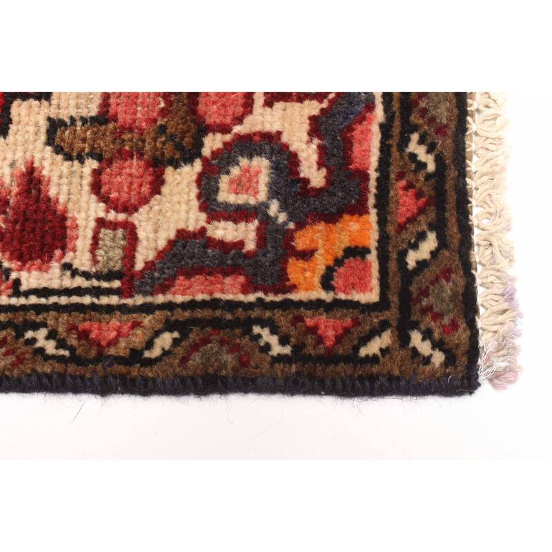 ECARPETGALLERY Hand-knotted Andelz Red Wool Rug - 2'6 x 6'2