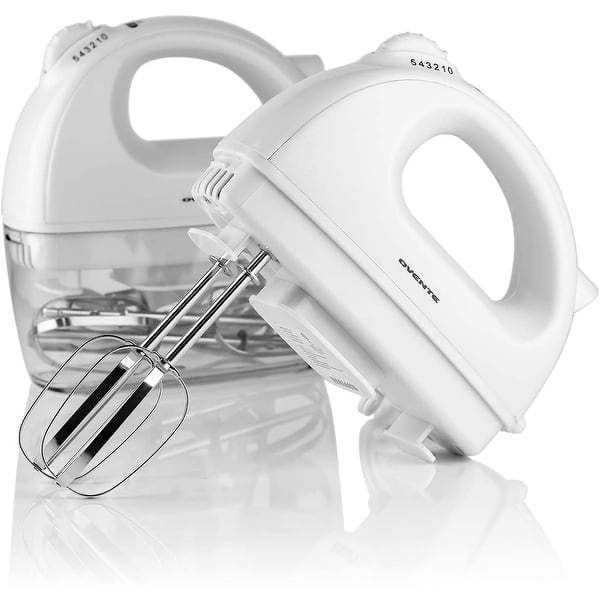 Ovente 5-Speed Electric Ultra Mixing Hand Mixer ,Black