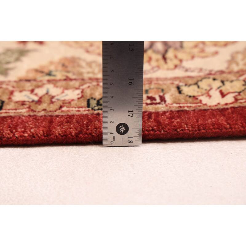 ECARPETGALLERY Hand-knotted Jamshidpour Dark Red Wool Rug - 7'11 x 10'0