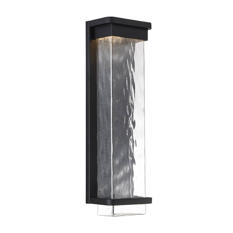 Vitrine 12in LED Indoor or Outdoor Wall Light 3000K - Black - 21-inch