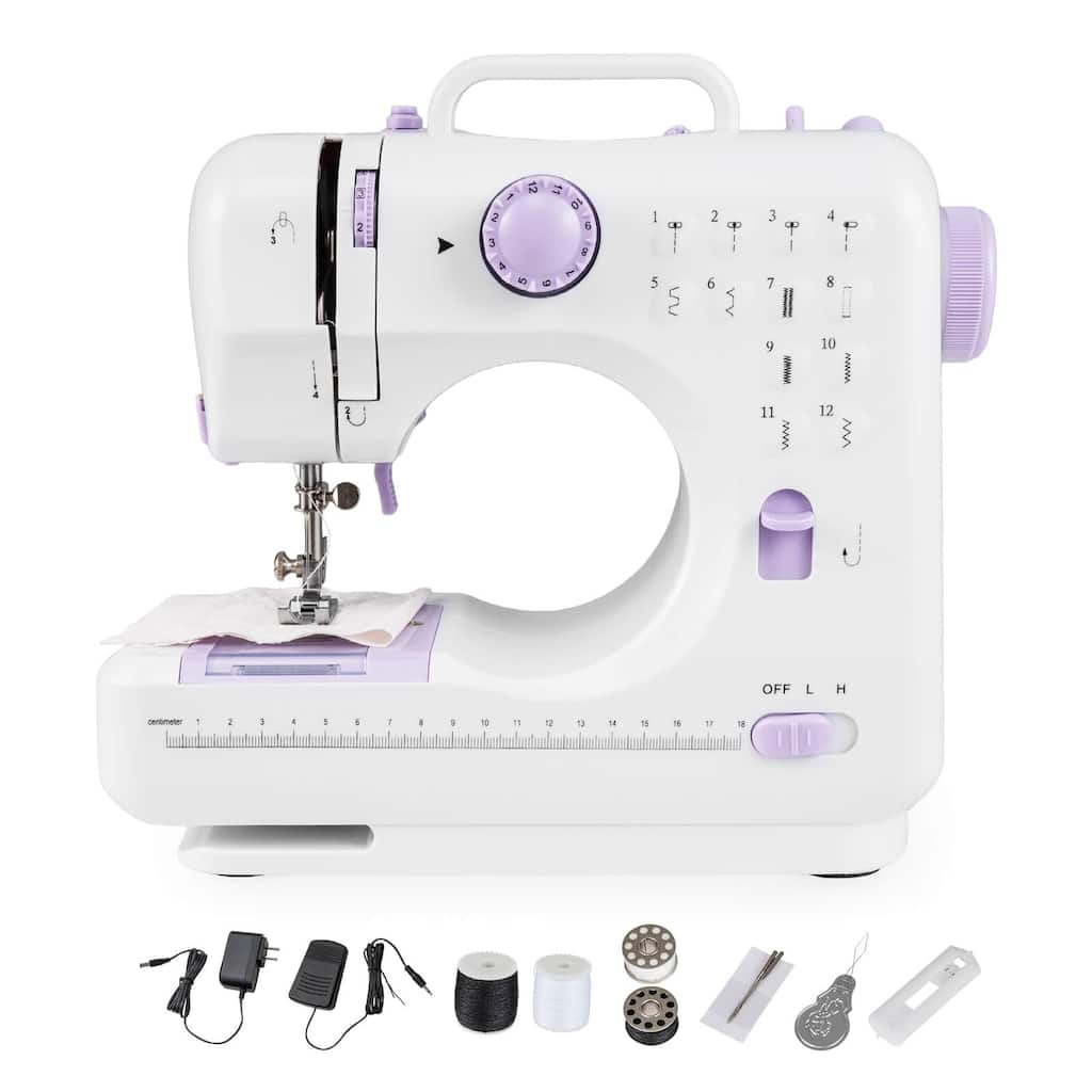 Costway Sewing Machine for Beginners Mini Sewing Machine with 12
