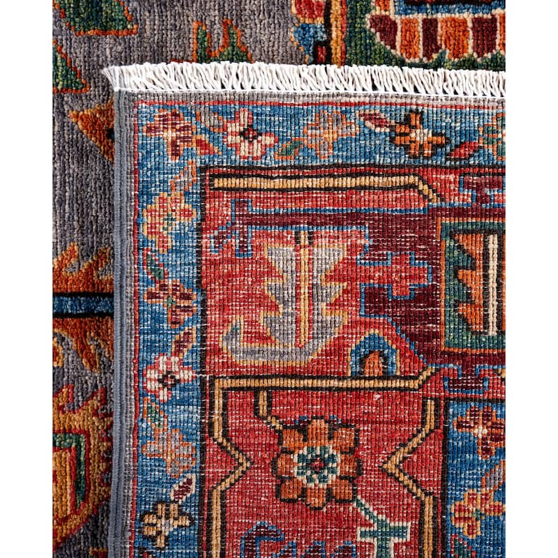 Serapi One-of-a-Kind Hand-Knotted Area Rug - Gray - 8' 2" x 9' 9"